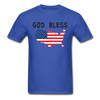 God Bless Unisex Classic T-Shirt - royal blue
