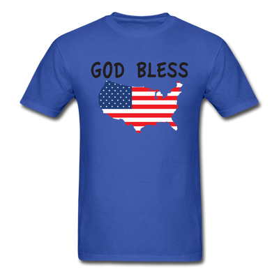 God Bless Unisex Classic T-Shirt - royal blue
