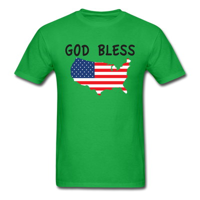 God Bless Unisex Classic T-Shirt - bright green