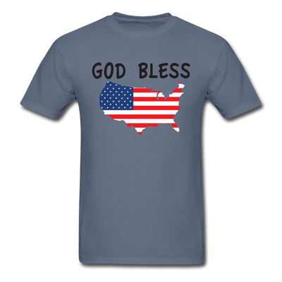 God Bless Unisex Classic T-Shirt - denim