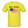 God Bless Unisex Classic T-Shirt - yellow