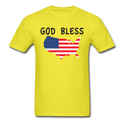 God Bless Unisex Classic T-Shirt - yellow