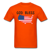 God Bless Unisex Classic T-Shirt - orange