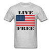 Live Free Unisex Classic T-Shirt - heather gray