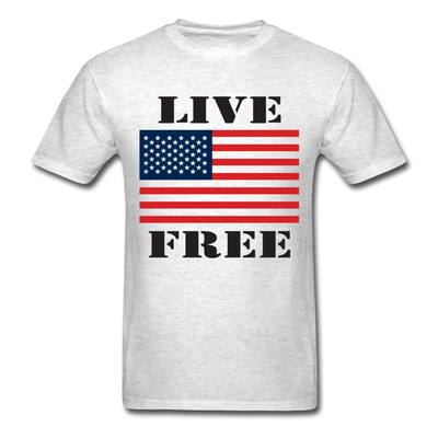 Live Free Unisex Classic T-Shirt - light heather gray