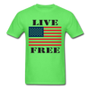 Live Free Unisex Classic T-Shirt - kiwi