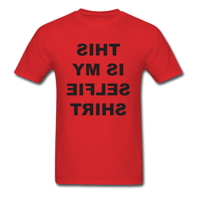 Selfie Unisex Classic T-Shirt - red