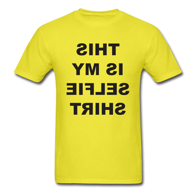 Selfie Unisex Classic T-Shirt - yellow