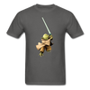 Yoda Lightsaber Unisex Classic T-Shirt - charcoal