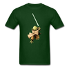 Yoda Lightsaber Unisex Classic T-Shirt - forest green