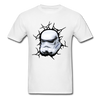 Stormtrooper Helmet Unisex Classic T-Shirt - white