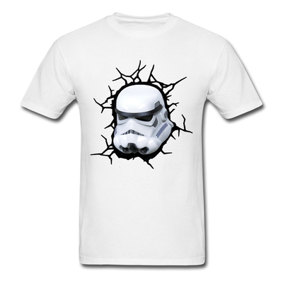 Stormtrooper Helmet Unisex Classic T-Shirt - white