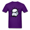 Stormtrooper Helmet Unisex Classic T-Shirt - purple