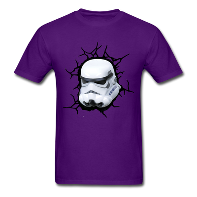 Stormtrooper Helmet Unisex Classic T-Shirt - purple