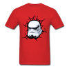 Stormtrooper Helmet Unisex Classic T-Shirt - red