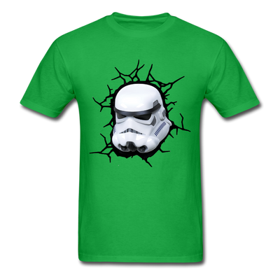 Stormtrooper Helmet Unisex Classic T-Shirt - bright green