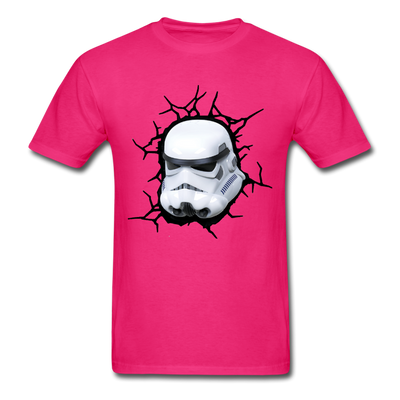 Stormtrooper Helmet Unisex Classic T-Shirt - fuchsia