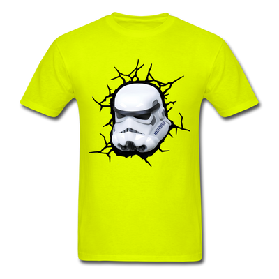 Stormtrooper Helmet Unisex Classic T-Shirt - safety green