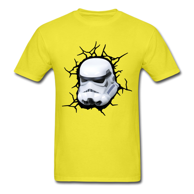 Stormtrooper Helmet Unisex Classic T-Shirt - yellow