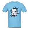 Stormtrooper Helmet Unisex Classic T-Shirt - aquatic blue