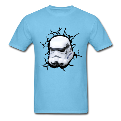 Stormtrooper Helmet Unisex Classic T-Shirt - aquatic blue