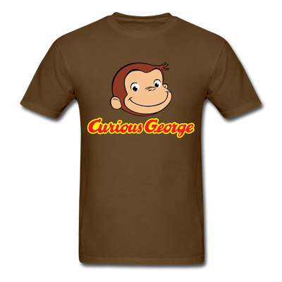 Curious George Logo Unisex Classic T-Shirt - brown