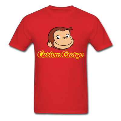 Curious George Logo Unisex Classic T-Shirt - red