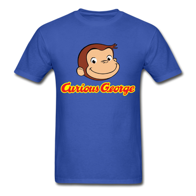 Curious George Logo Unisex Classic T-Shirt - royal blue