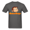 Curious George Logo Unisex Classic T-Shirt - charcoal