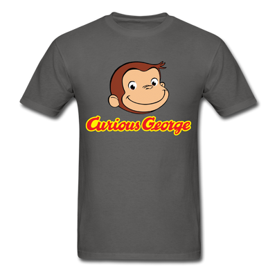 Curious George Logo Unisex Classic T-Shirt - charcoal