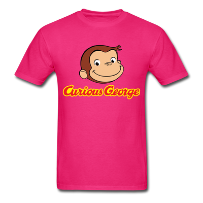 Curious George Logo Unisex Classic T-Shirt - fuchsia