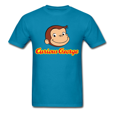 Curious George Logo Unisex Classic T-Shirt - turquoise