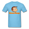 Curious George Logo Unisex Classic T-Shirt - aquatic blue