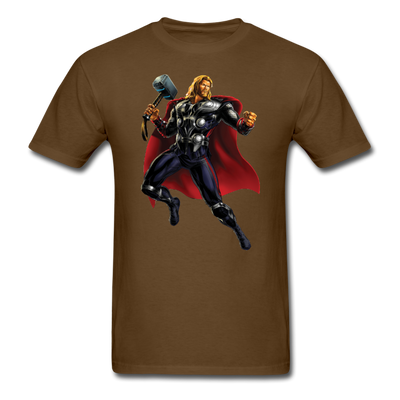 Thor Hammer Unisex Classic T-Shirt - brown