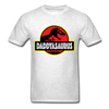 Daddysaurus Unisex Classic T-Shirt - light heather gray