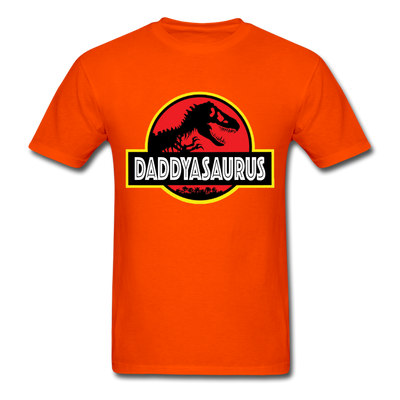 Daddysaurus Unisex Classic T-Shirt - orange
