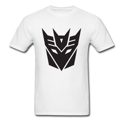 Decepticon Logo Transformers Unisex Classic T-Shirt - white