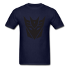 Decepticon Logo Transformers Unisex Classic T-Shirt - navy