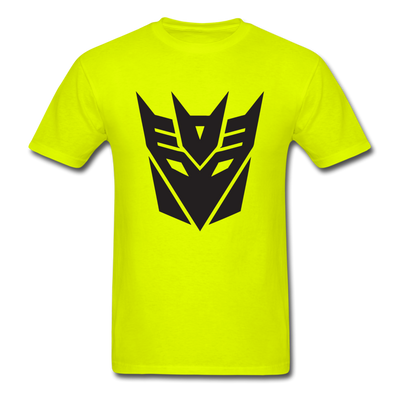 Decepticon Logo Transformers Unisex Classic T-Shirt - safety green