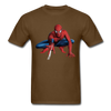 Spider-man Pose Unisex Classic T-Shirt - brown