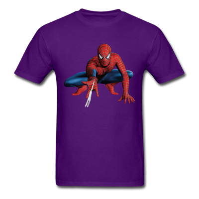 Spider-man Pose Unisex Classic T-Shirt - purple