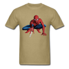 Spider-man Pose Unisex Classic T-Shirt - khaki
