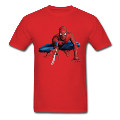 Spider-man Pose Unisex Classic T-Shirt - red