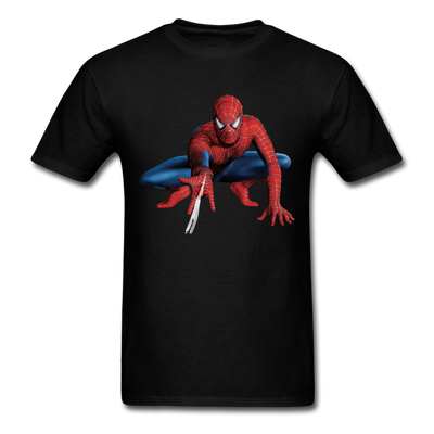 Spider-man Pose Unisex Classic T-Shirt - black