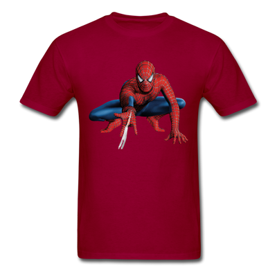 Spider-man Pose Unisex Classic T-Shirt - dark red