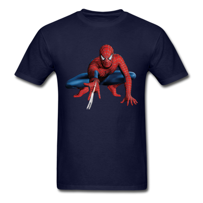 Spider-man Pose Unisex Classic T-Shirt - navy