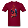 Upside Down Spider-Man Unisex Classic T-Shirt - burgundy