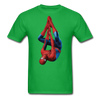 Upside Down Spider-Man Unisex Classic T-Shirt - bright green
