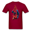 Upside Down Spider-Man Unisex Classic T-Shirt - dark red
