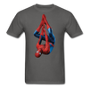 Upside Down Spider-Man Unisex Classic T-Shirt - charcoal